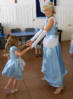 Cinderella loves  to dance with the children.